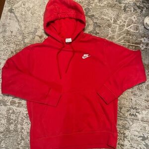 Nike Men's Bold Red Hoodie